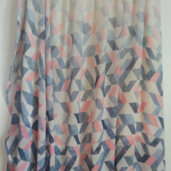 Skirt Geometric Patterned Multi-Color - Picture 1 of 5